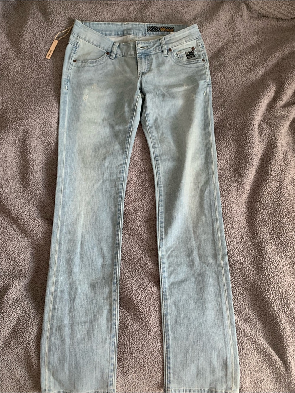 Planet Earth Organic Cotton Light Wash Straight Jeans - Classic Everyday Style